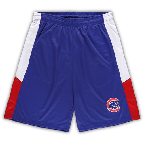 PROFILE Men's Royal Chicago Cubs Big & Tall Team Shorts