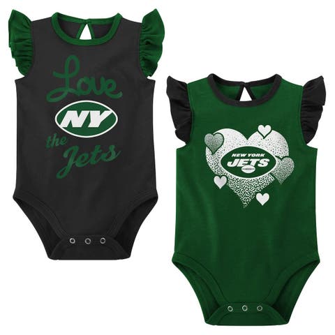 Newborn & Infant Green Bay Packers Green/Gold Too Much Love Two-Piece  Bodysuit Set