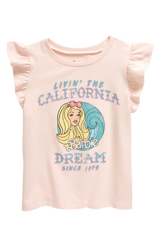 Shop Tucker + Tate Kids' Ruffle Sleeve T-shirt In Pink English Cali Dream