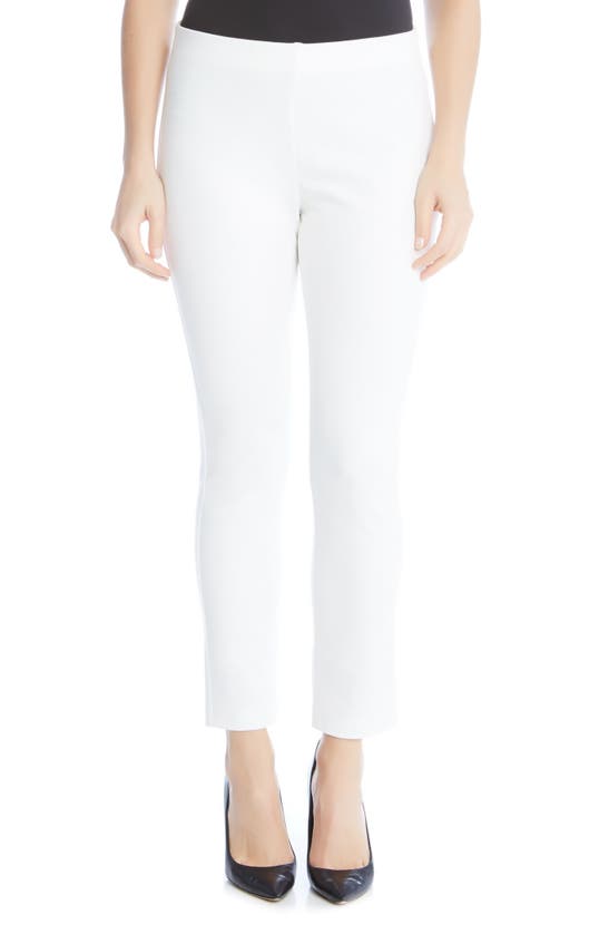 Karen Kane Piper Ankle Skinny Pants In Off White