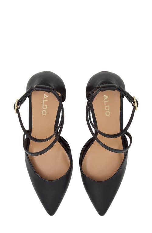 ALDO ALDO MILLEY ANKLE STRAP POINTED TOE PUMP