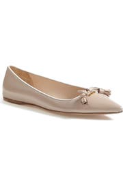 Prada Pointed Toe Logo Ballet Flat | Nordstrom