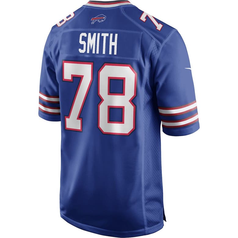 NIKE NIKE BRUCE SMITH ROYAL BUFFALO BILLS GAME RETIRED PLAYER JERSEY