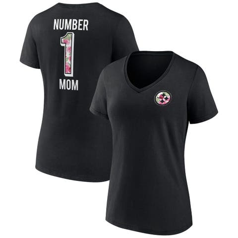 Cincinnati Reds Fanatics Branded Women's 2019 Mother's Day #1 Mom V-Neck T-Shirt - Red Size: Medium
