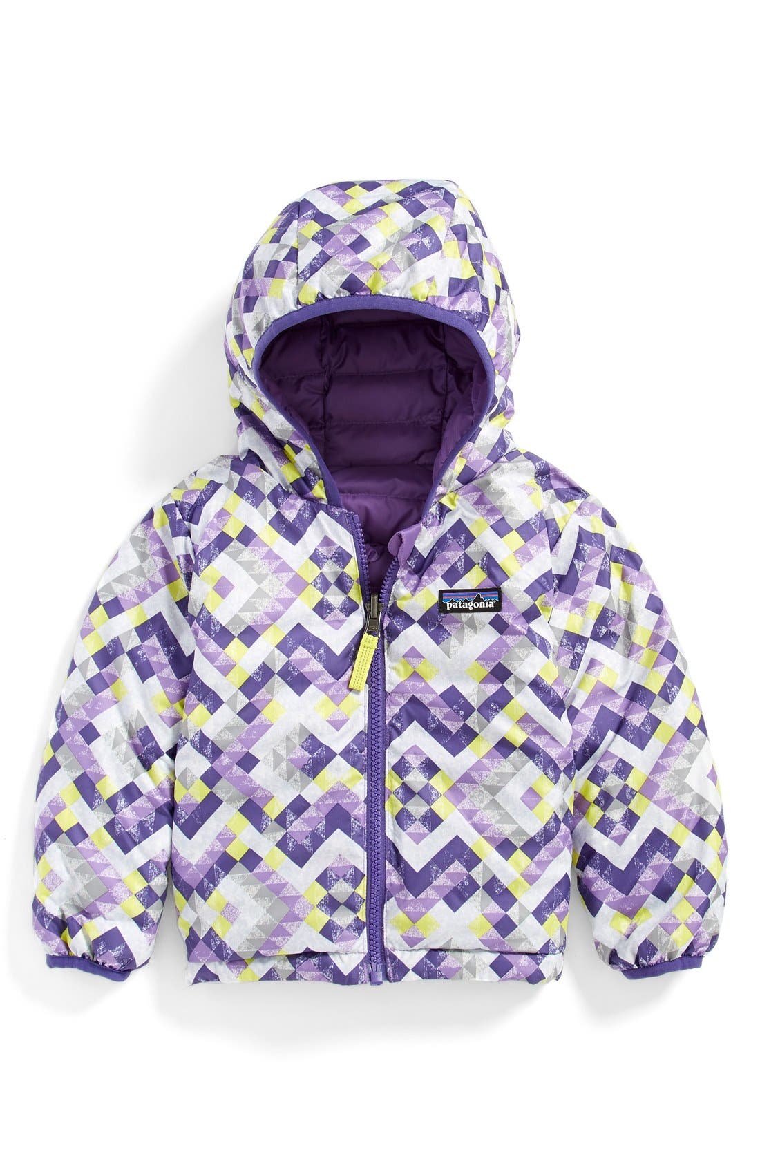 Patagonia Reversible Down Sweater Hoodie (Toddler Girls) Nordstrom