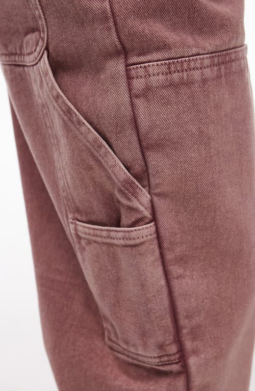 Shop Topman <br />loose Fit Carpenter Jeans<br /> In Pink