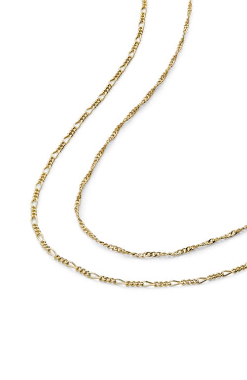 Shop Ana Luisa Vintage Necklace Set In Gold