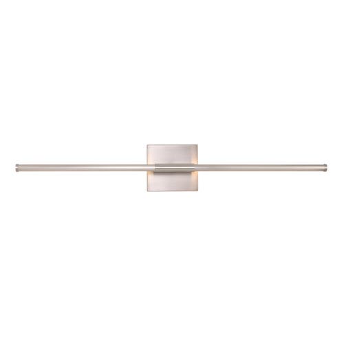 Jonathan Y Makena Modern Minimalist Dimmable Integrated Led Metal Wall Sconce In Nickel