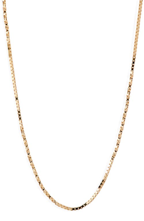 Bony Levy 14K Gold Flat Rolo Chain Necklace in Yellow Gold at Nordstrom, Size 18 In