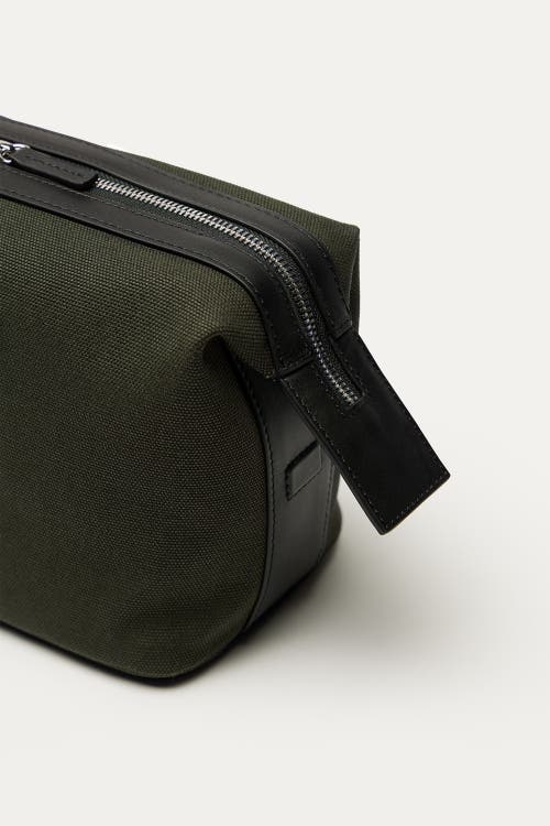 Want Les Essentiels De La Vie Want Les Essentiels Kenyatta Organic Cotton Canvas Toiletry Bag In Green