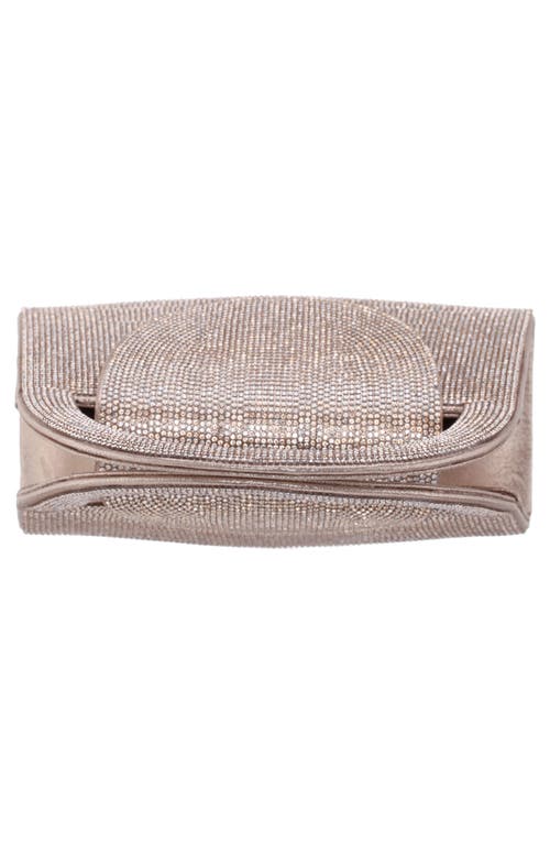 Nina Vixen Crystal Embellished Handbag In Gold