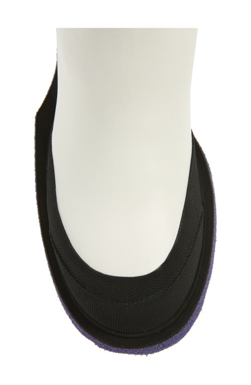Off-white Women's Sponge Chelsea Boots In White Violet