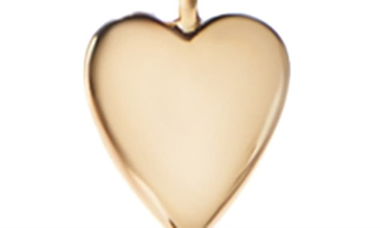 Shop Lana Mini Heart Charm Necklace In Yellow Gold