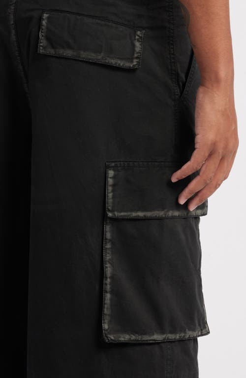 Shop Boiler Room Worn Seam Cargo Pants In Worn Black