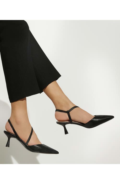 Shop Dune London Citrus Pointed Toe Ankle Strap Pump In Black