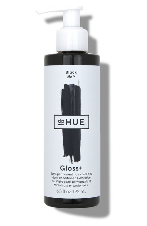 dpHUE Gloss+ Semi-Permanent Hair Color & Deep Conditioner in Black