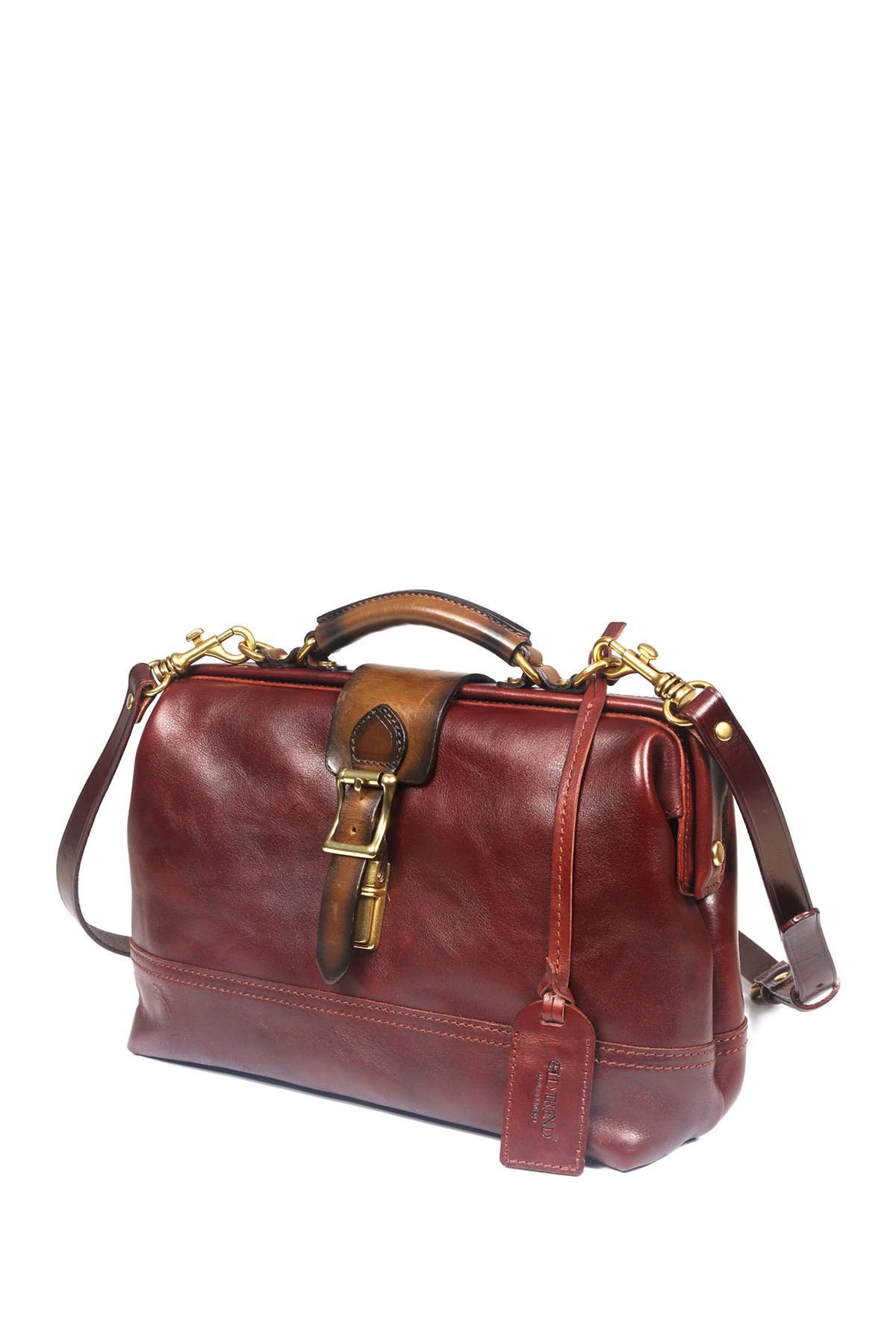 Old Trend Women's Genuine Leather Doctor Satchel Bag In Brown