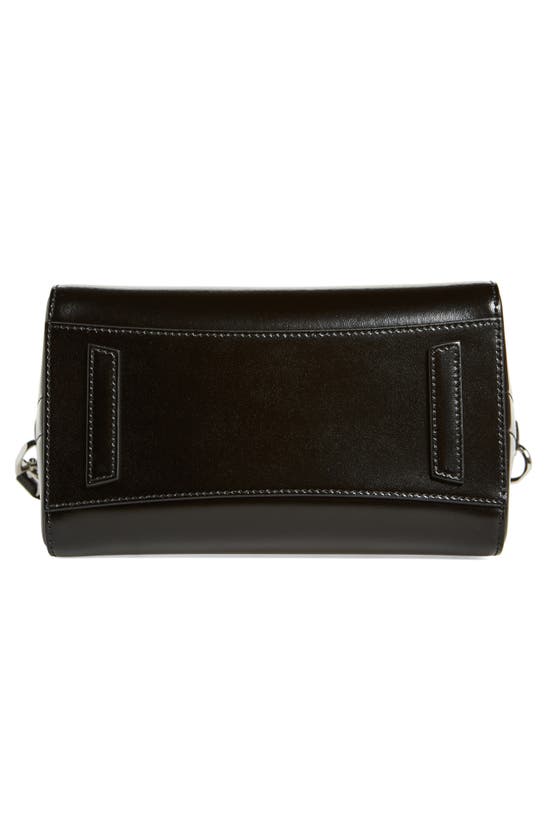 Givenchy Micro Antigona Shoulder Bag In Calf Leather In Black
