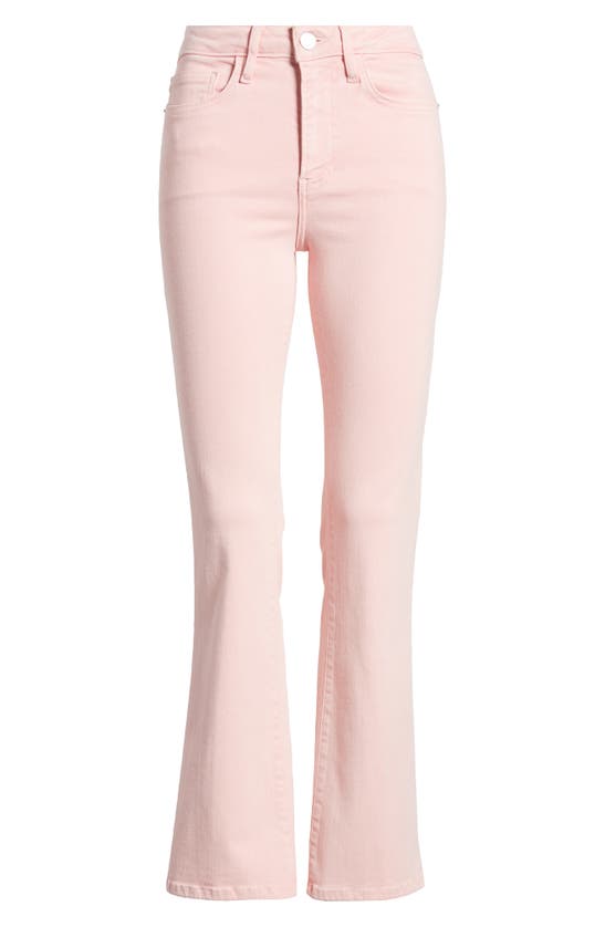 Frame Le Crop Mini Boot Jeans In Washed Dusty Pink