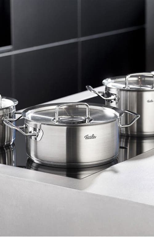 Shop Fissler Original-profi Collection Stainless Steel Rondeau With Metal Lid