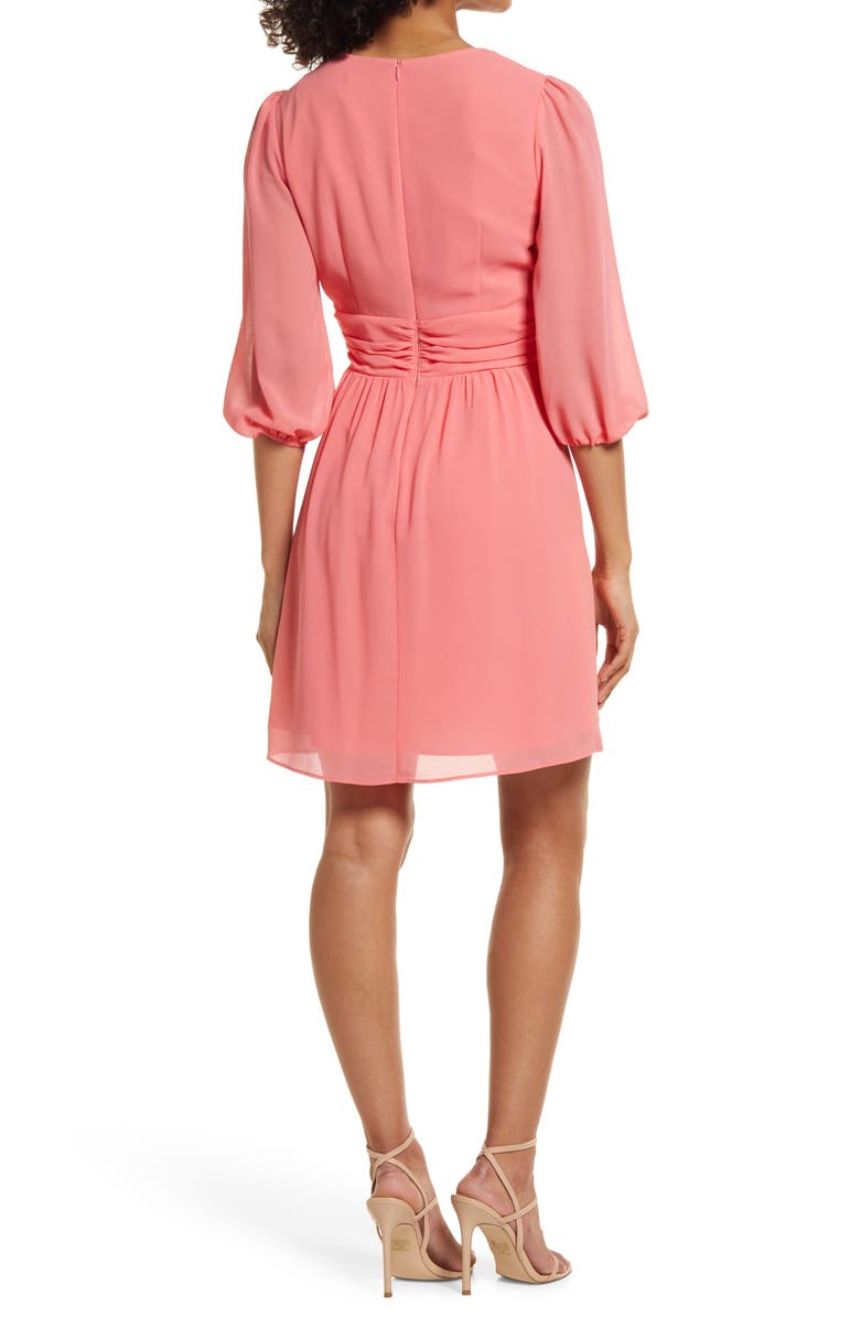 Vince Camuto Women's Bow Neck Fit & Flare Dress White Size 4