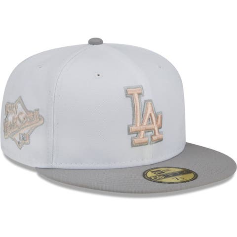 59FIFTY Los Angeles Dodgers Vegas Gold/Sky/Gray 60th Anniversary Patch