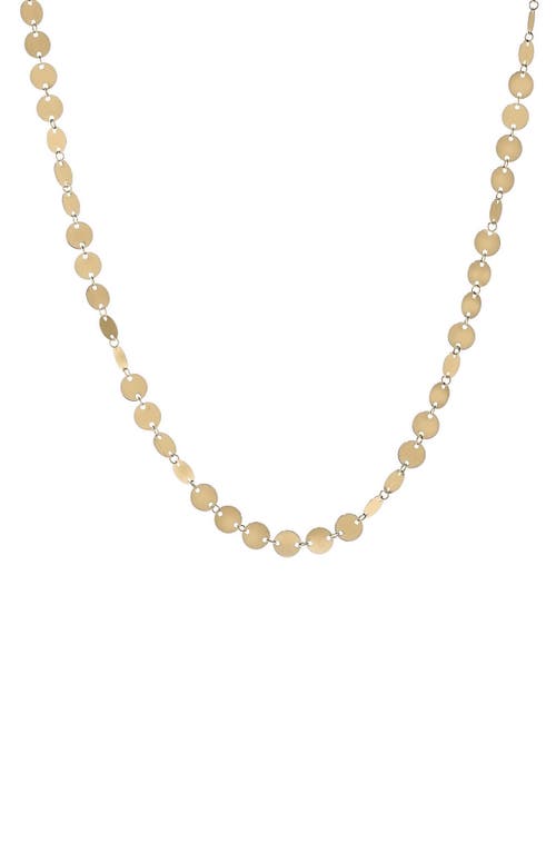 Lana Laser Disc Chain Necklace in Yellow Gold at Nordstrom, Size 18