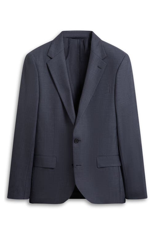 Bugatchi Solid Stretch Wool Travel Blazer In Cobalt