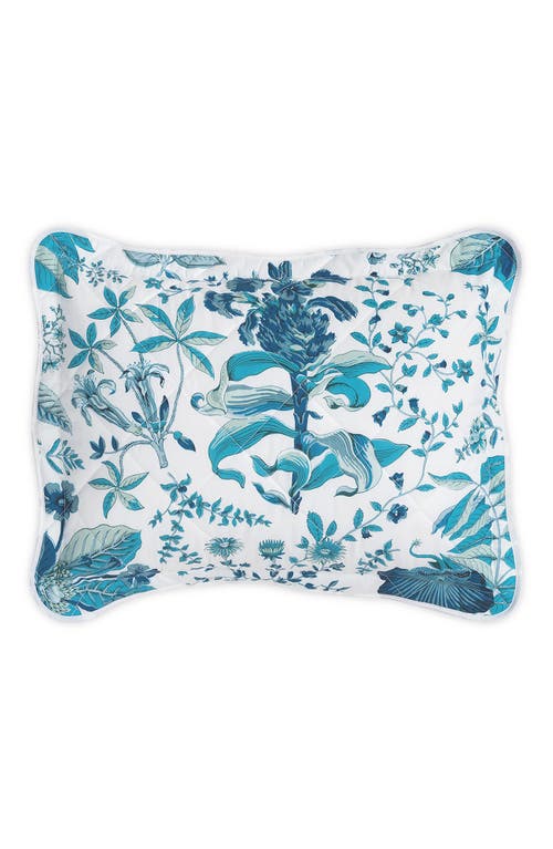 Matouk Pomegranate Quilted Boudoir Pillow in Prussian Blue at Nordstrom