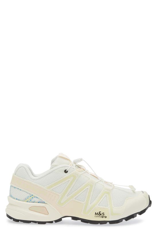 Shop Salomon Gender Inclusive Speedcross 3 Mindful Sneaker In Vanilla Ice/ Cloud Pink