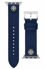Tory Burch McGraw Leather Band for Apple Watch®, 38mm/40mm | Nordstrom