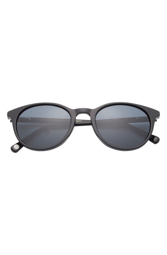Ted Baker 51mm Polarized Round Sunglasses In Black