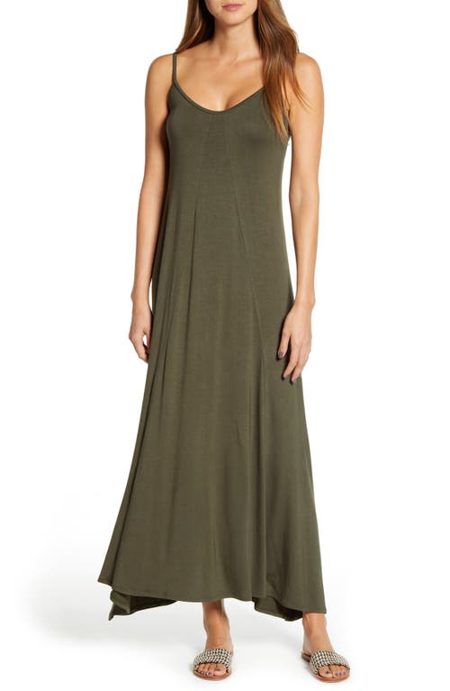 Loveappella Maxi Dress in Olive