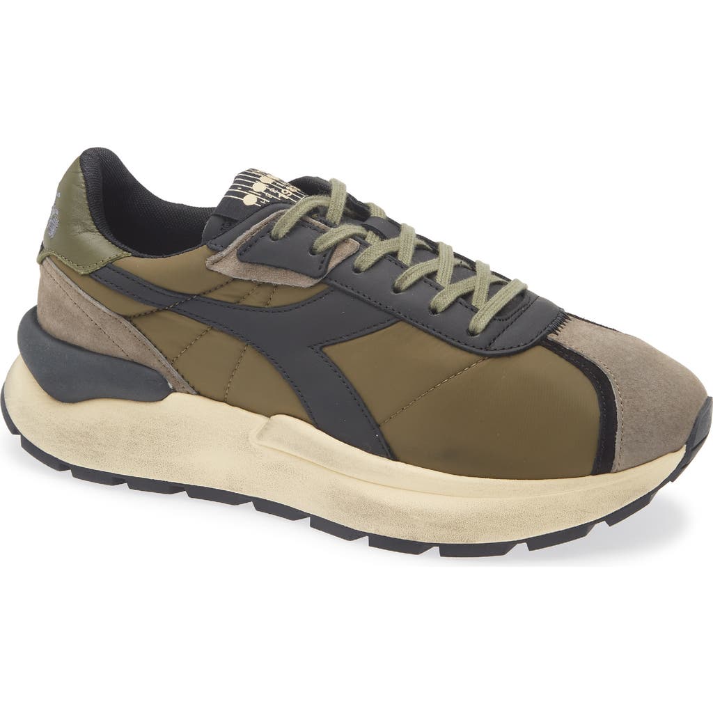 Diadora Gender Inclusive Mercury Elite Water Resistant Sneaker In Beech Green