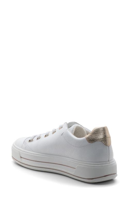 Shop Ara Crystal Platform Sneaker In White