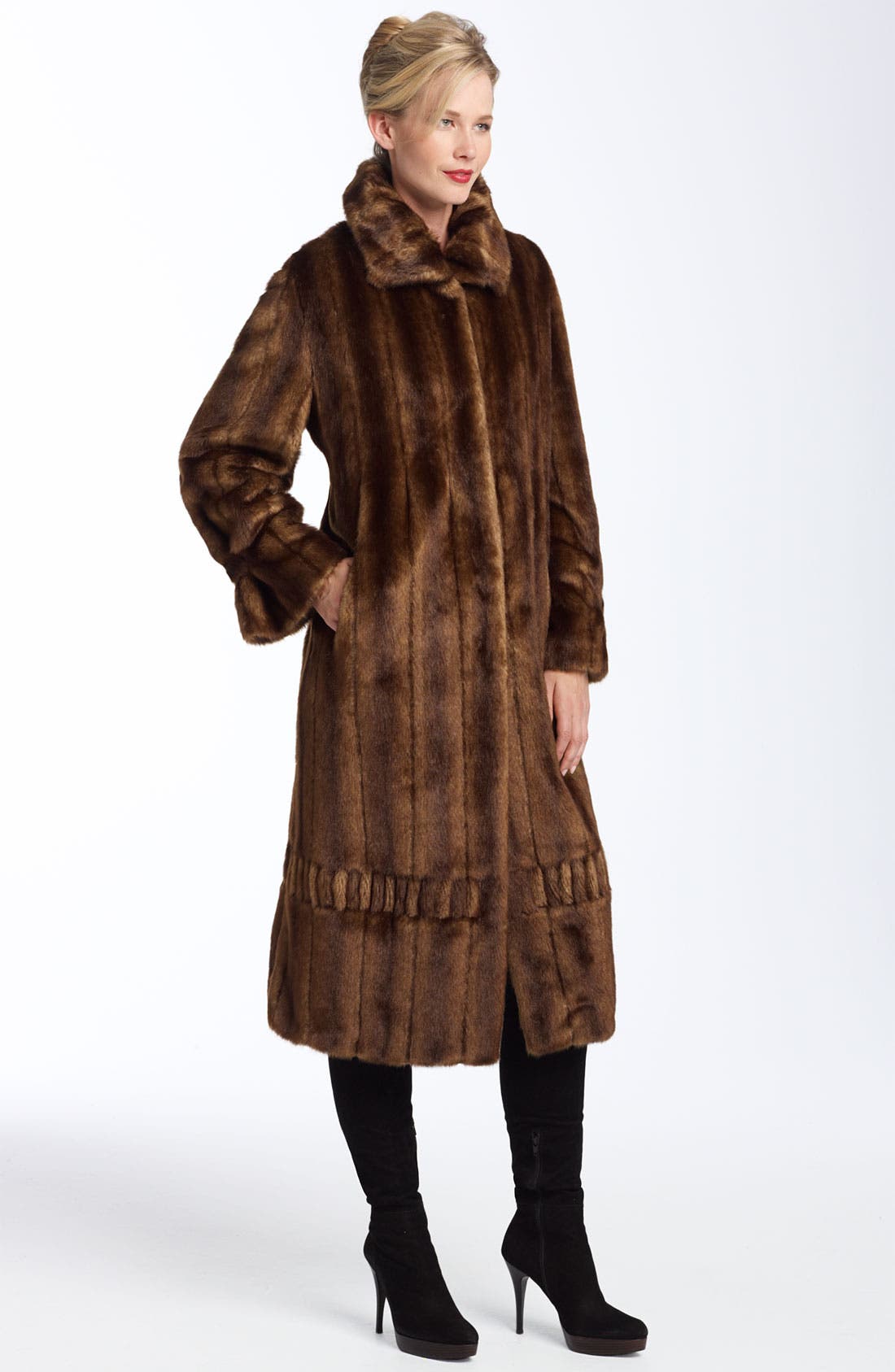 Du Monde Faux Mink Fur Coat Nordstrom