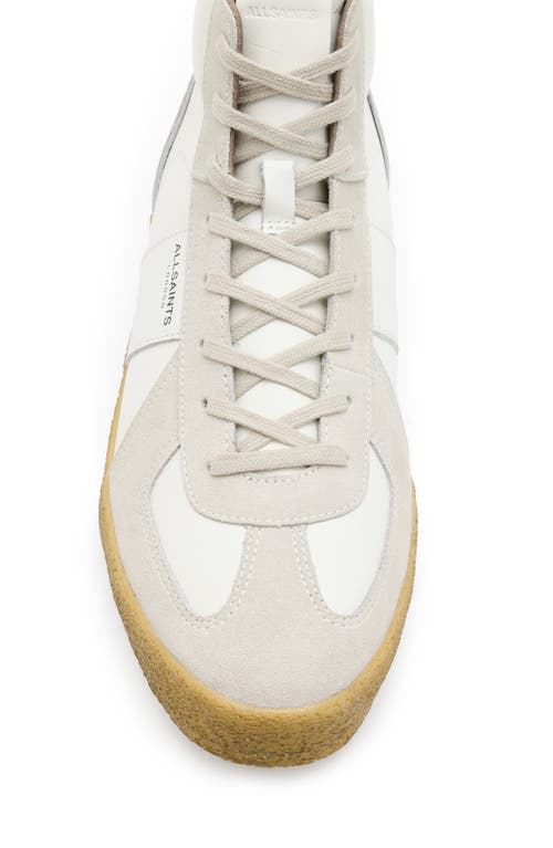 Shop Allsaints Jaimee High Top Sneaker In White/gum