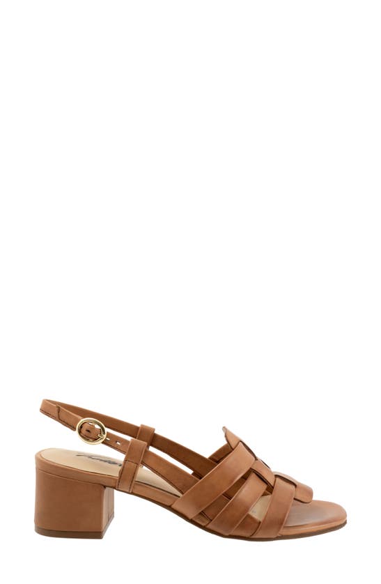 Shop Trotters Luna Slingback Sandal In Luggage