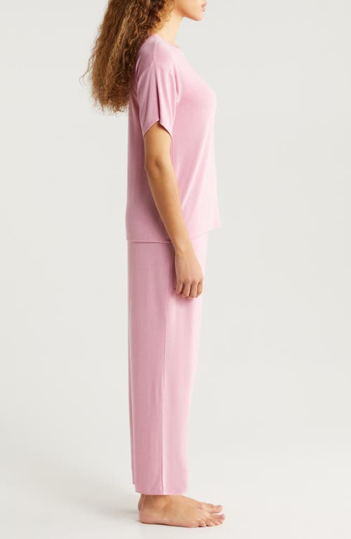 Shop Nordstrom Moonlight Eco Easy Rib Pajamas In Pink Prince