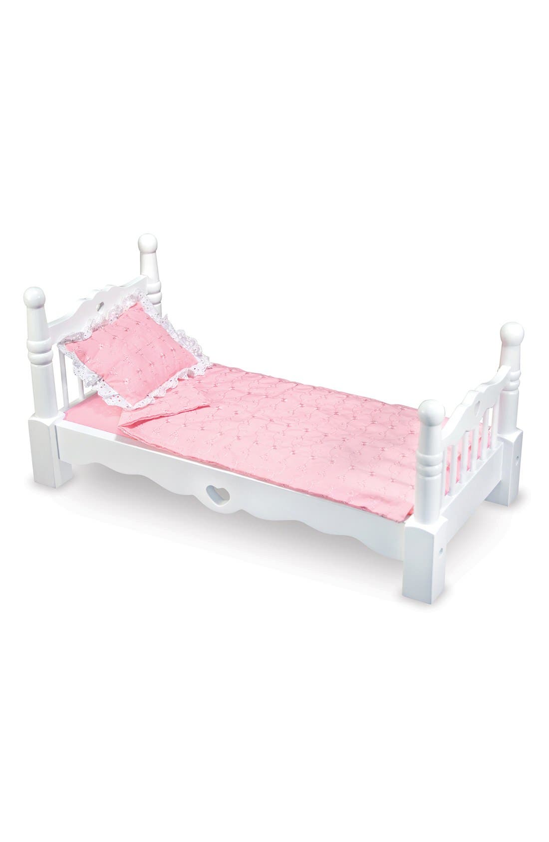 UPC 000772093835 product image for Toddler Girl's Melissa & Doug Wooden Doll Bed | upcitemdb.com