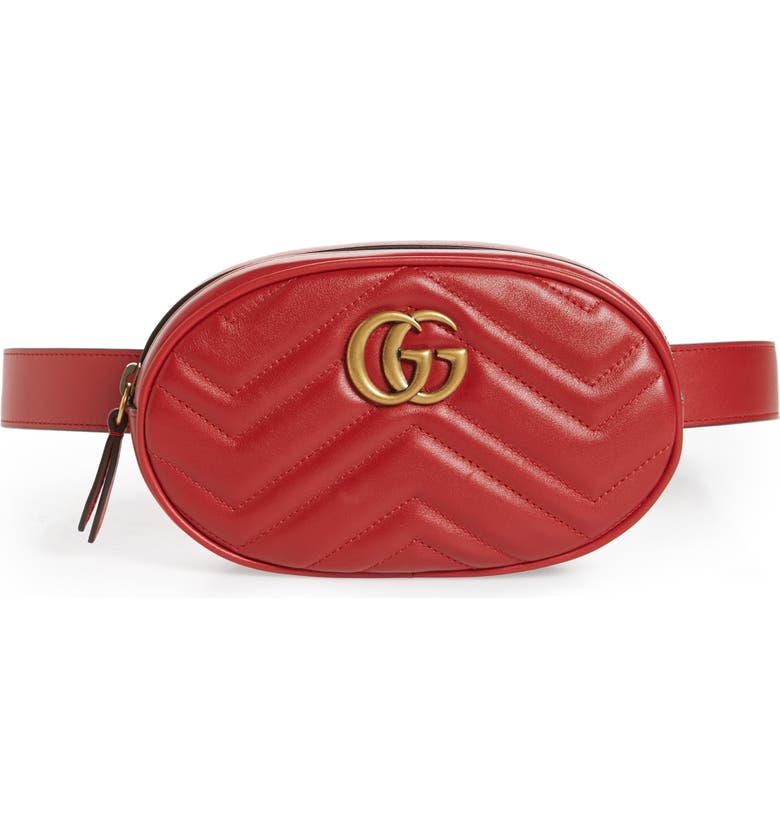 Gucci GG Marmont Matelassé Leather Belt Bag | Nordstrom