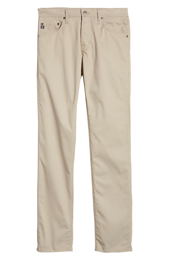 Ag Tellis Slim Fit Cool Comfort Performance Twill Pants In Chestnut Tan