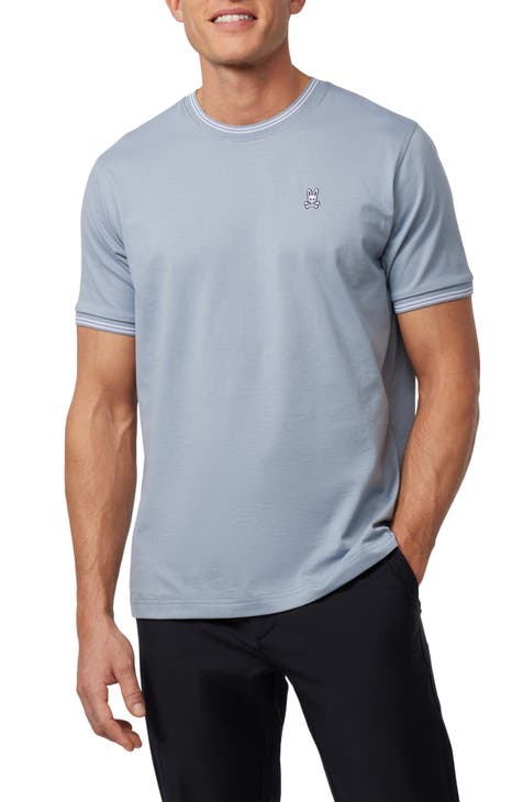 DYLAN GRAY Mens Brown Striped Short Sleeve Casual Shirt