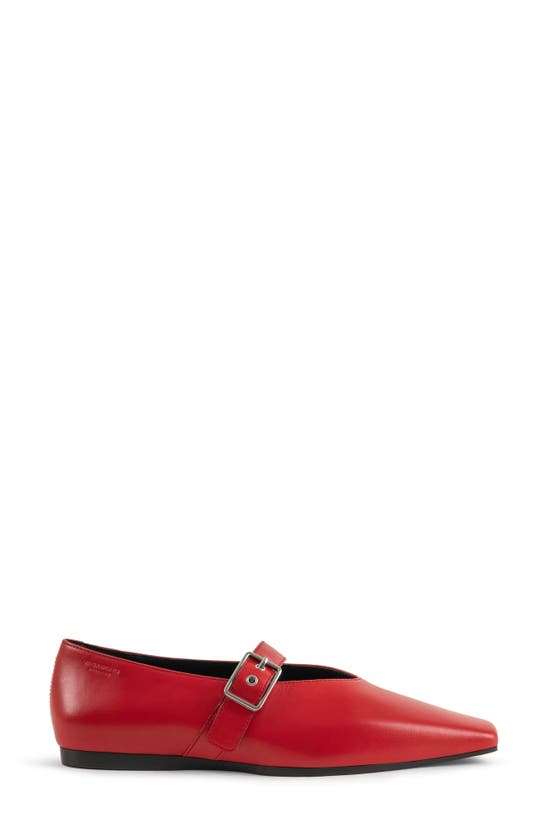 Shop Vagabond Shoemakers Wioletta Mary Jane Flat In Bright Red