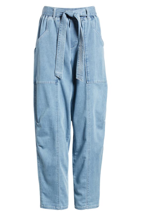 Shop Wit & Wisdom Ab'solution Wide Leg Pull-on Jeans In Light Blue