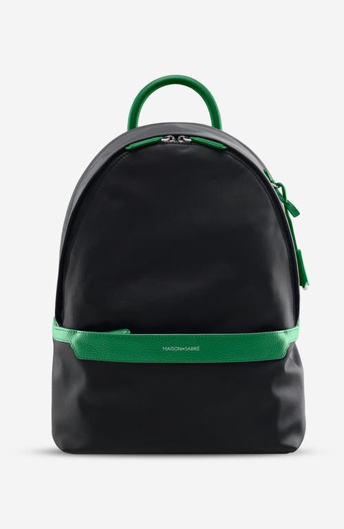 MAISON de SABRÉ Nylon Backpack in Emerald Green at Nordstrom