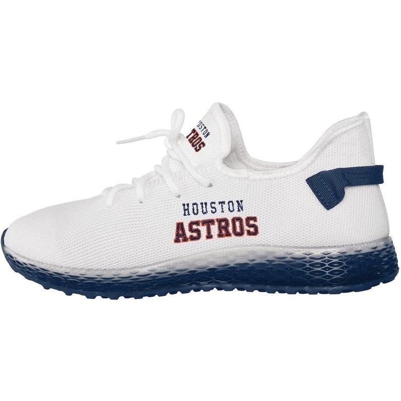 Foco Houston Astros Gradient Sole Knit Sneakers In White