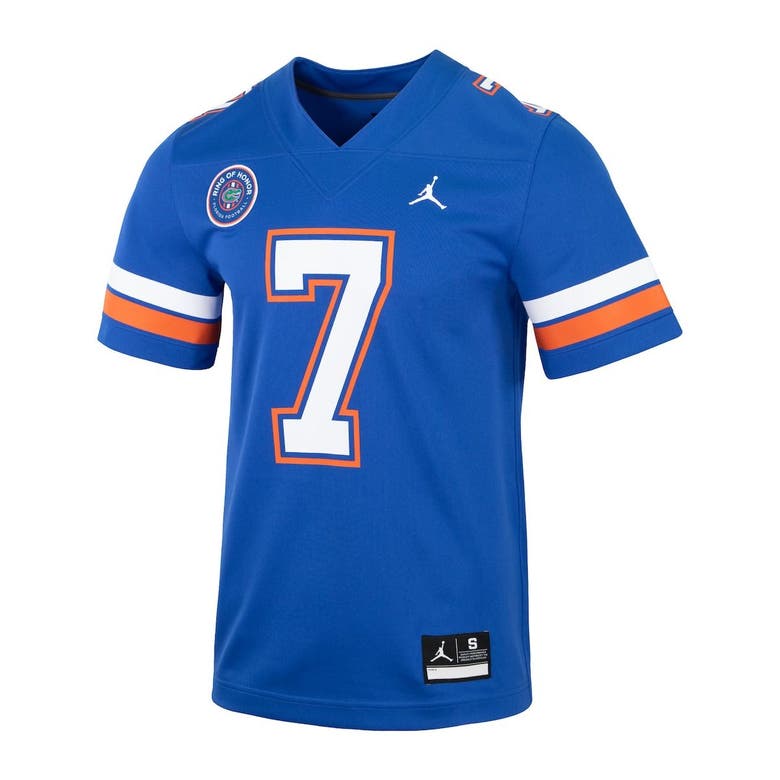 Youth Jordan Brand Tim Tebow Royal Florida Gators Ring of Honor Untouchable  Replica Jersey