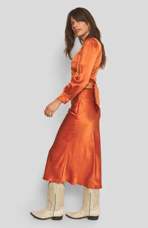 Whimsy + Row Lauren Top In Rust