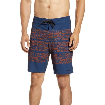 Patagonia Stretch Planing Swim Trunks, Blue